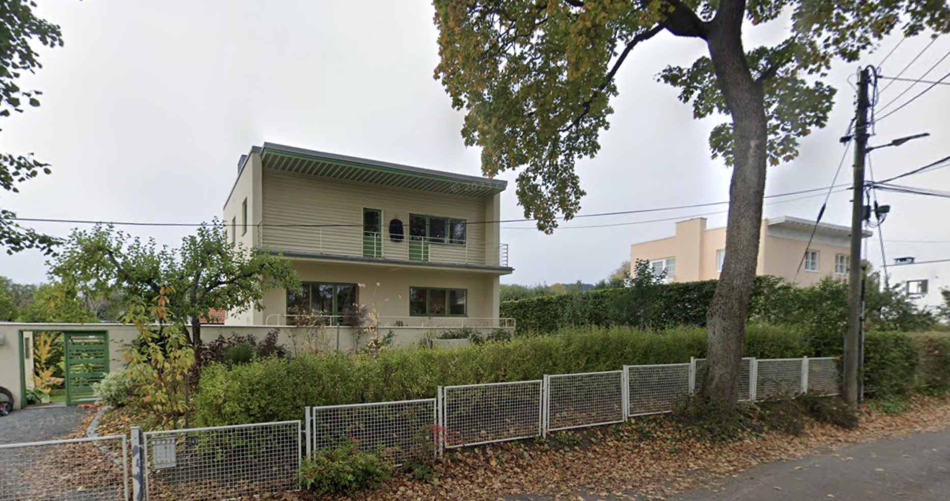 Planetveien 12 — Arne Korsmo's own home, 1955