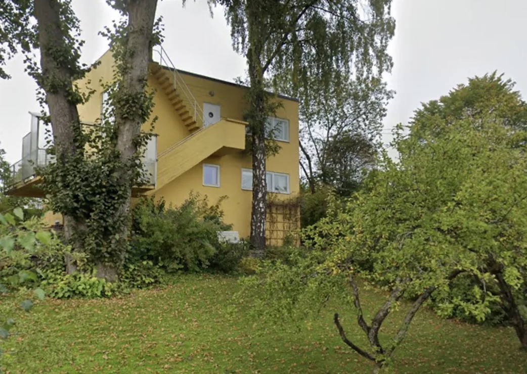 Functionalist villa on Planetveien, Oslo western hills